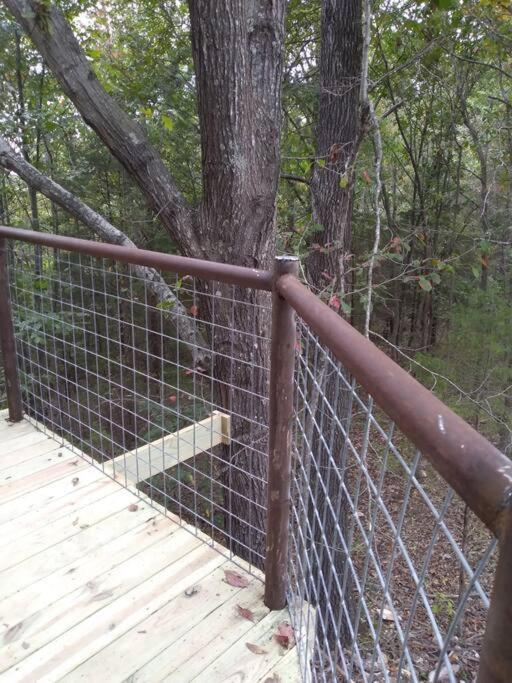 Cabin With A Tree House On A Buffalo Farm . Marshall 外观 照片